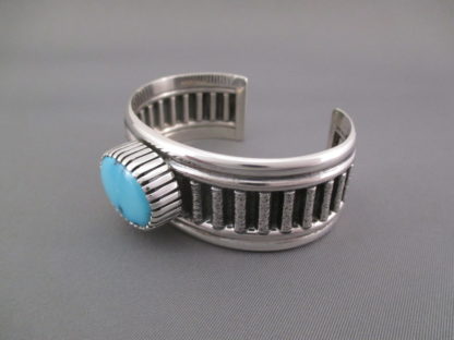 Bisbee Turquoise Cuff Bracelet by Bryan Joe