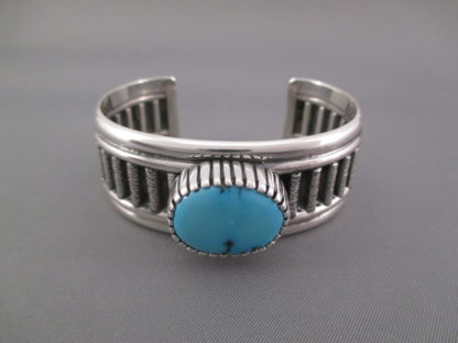 Bisbee Turquoise Cuff Bracelet by Bryan Joe