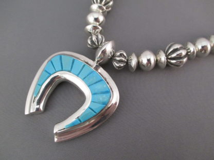 Al Joe Necklace with Reversible Turquoise Naja