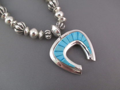 Al Joe Necklace with Reversible Turquoise Naja