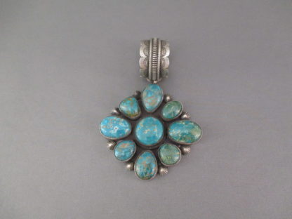 Fox Turquoise Pendant by Calvin Martinez