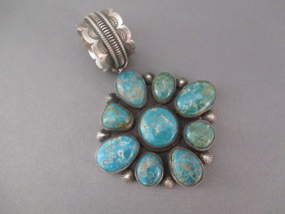 Fox Turquoise Pendant by Calvin Martinez