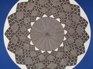 Acoma Pottery Plate by Native American Acoma Pueblo Indian pottery artist, Daniel Lucario $550-