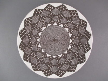 Acoma Pottery Plate by Daniel Lucario