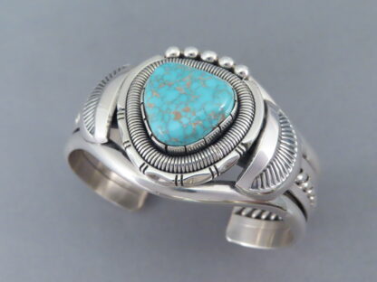 Carico Lake Turquoise Cuff Bracelet by Will Vandever