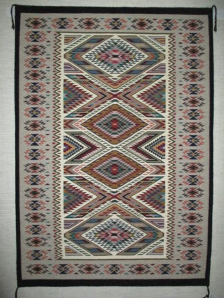 Native American Indian Weaving - Teec Nos Pos Navajo Rug by Bessie Littleben $6,900-