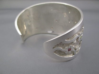 Sterling Silver ‘Hummingbird’ Bracelet by Fortune Huntinghorse