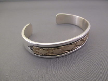 Larger Silver & Gold Bruce Morgan Bracelet