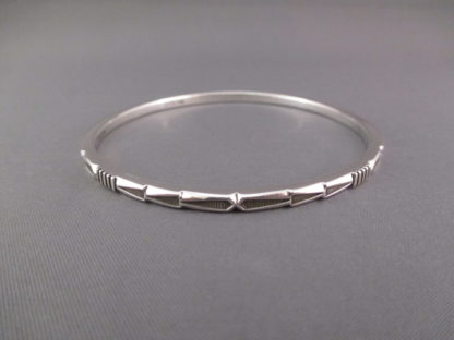 Sterling Silver Bangle Bracelet by Jennifer Curtis (Smaller)