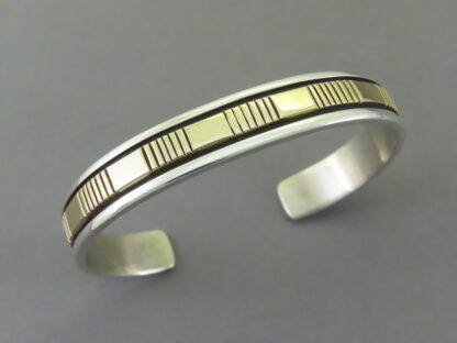 Smaller Silver & Gold Bruce Morgan Bracelet