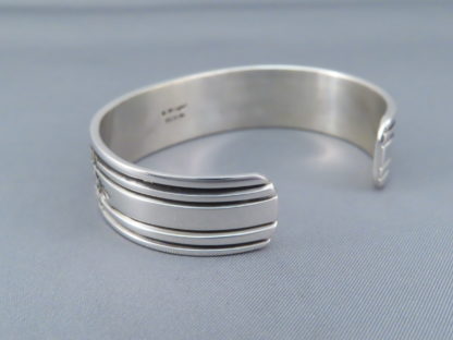 Bruce Morgan Stamped Sterling Silver Cuff Bracelet