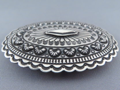 Sterling Silver Belt Buckle by Tsosie Orville White