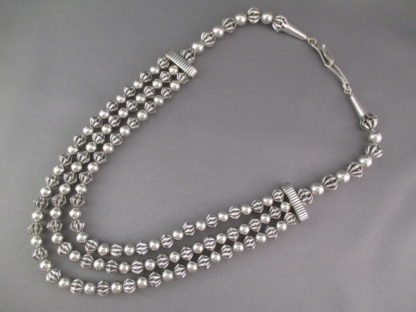 Sterling Silver Bead Necklace by Trent Lee