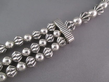 Sterling Silver Bead Necklace by Trent Lee