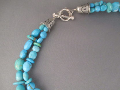 Long Sleeping Beauty Turquoise Necklace