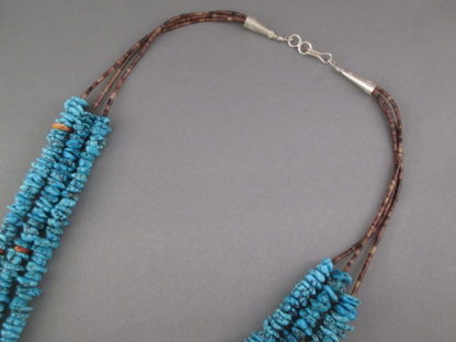 Morenci Turquoise & Heishi Necklace (3-Strands)