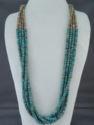 Number Eight Turquoise Necklace