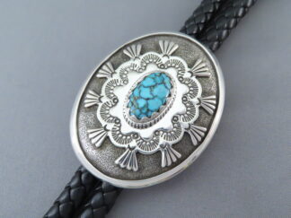 Jay Livingston Kingman Turquoise Bolo Tie