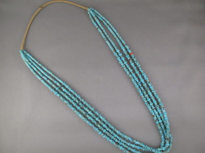 Kingman Turquoise Necklace (Santo Domingo Jewelry)
