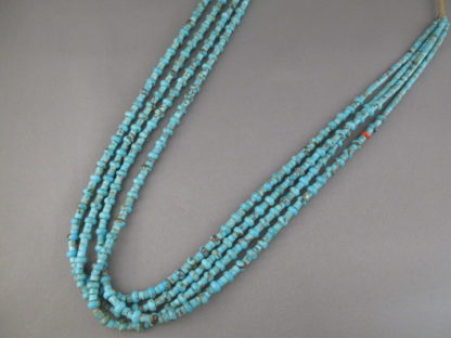 Kingman Turquoise Necklace (Santo Domingo Jewelry)