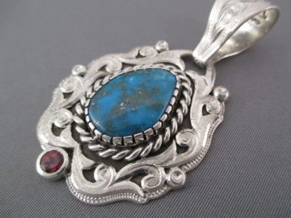 Morenci Turquoise Pendant by Shane Hendren (2017 IACA ‘Artist of the Year’)