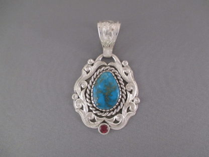 Morenci Turquoise Pendant by Shane Hendren (2017 IACA ‘Artist of the Year’)