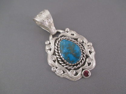 Morenci Turquoise Pendant by Shane Hendren (2017 IACA ‘Artist of the Year’)