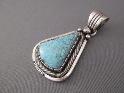 Nevada Blue Turquoise Pendant by Will Vandever