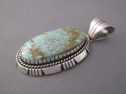 Delbert Vandever Turquoise Mountain Turquoise Pendant