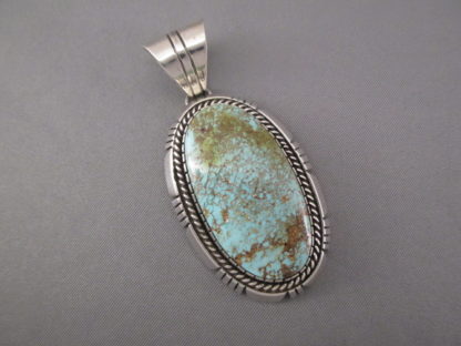 Delbert Vandever Turquoise Mountain Turquoise Pendant