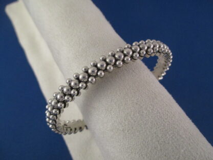 Artie Yellowhorse Sterling Silver Bracelet with Tiny Beads