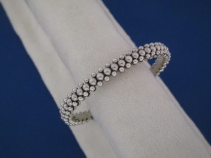 Artie Yellowhorse Sterling Silver Bracelet with Tiny Beads