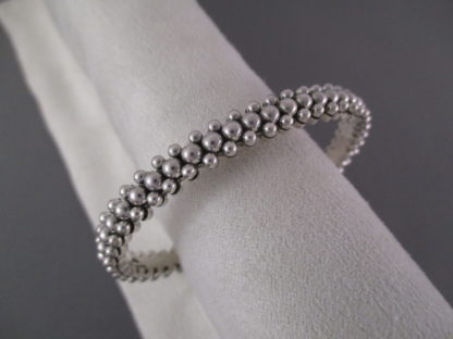 Artie Yellowhorse Sterling Silver Bracelet with Tiny Beads