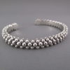 Artie Yellowhorse Sterling Silver Bracelet with Tiny Beads