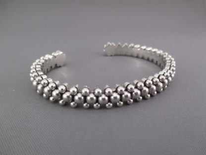 Artie Yellowhorse Sterling Silver Bracelet with Tiny Beads