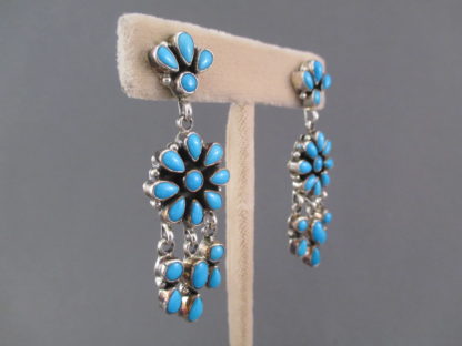Sleeping Beauty Turquoise Earrings (Long)