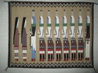 Navajo Indian Rug - Navajo Yei-Bi-Chei Rug by Native American Indian Weaving Artist, Louise Yazzie $2,400-