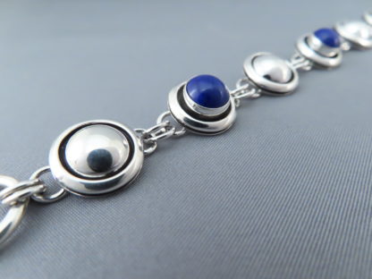 Lapis Link Bracelet by Artie Yellowhorse