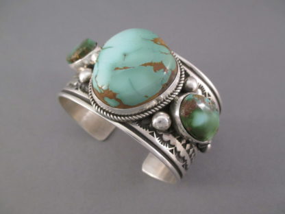 Pilot Mountain Turquoise Cuff Bracelet by Albert Jake