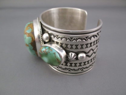 Pilot Mountain Turquoise Cuff Bracelet by Albert Jake