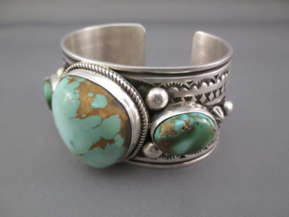 Pilot Mountain Turquoise Cuff Bracelet by Albert Jake