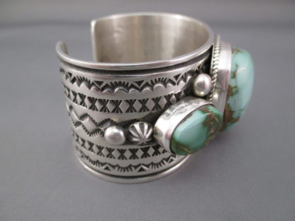 Pilot Mountain Turquoise Cuff Bracelet by Albert Jake