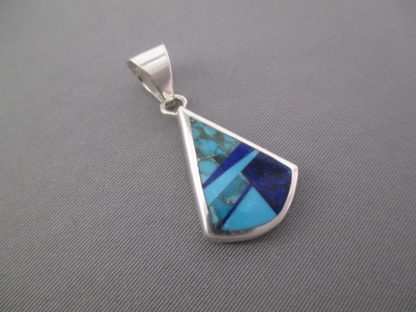 Turquoise & Lapis Inlay Pendant