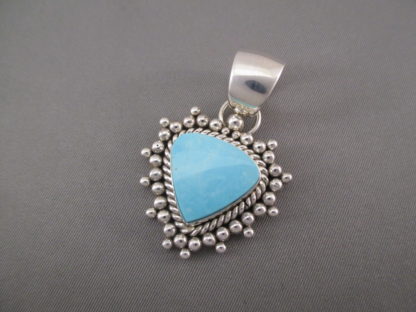 Morenci Turquoise Pendant by Artie Yellowhorse