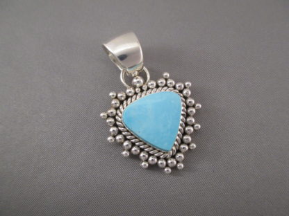 Morenci Turquoise Pendant by Artie Yellowhorse