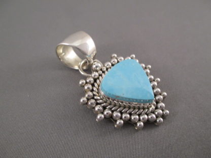 Morenci Turquoise Pendant by Artie Yellowhorse