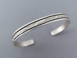 Tiny Sterling Silver Cuff Bracelet by Bruce Morgan