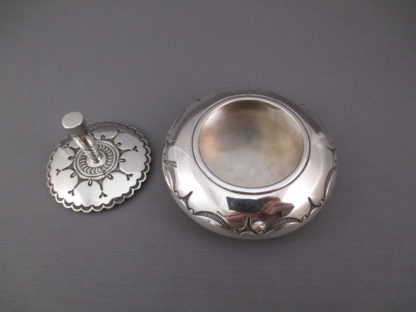 Lidded Sterling Silver Seed Pot by Thomas Curtis