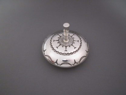 Lidded Sterling Silver Seed Pot by Thomas Curtis