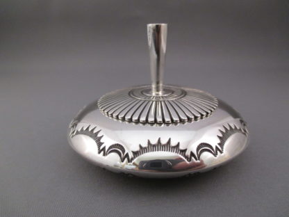 Sterling Silver Seed Pot (with Lid) by Thomas Curtis